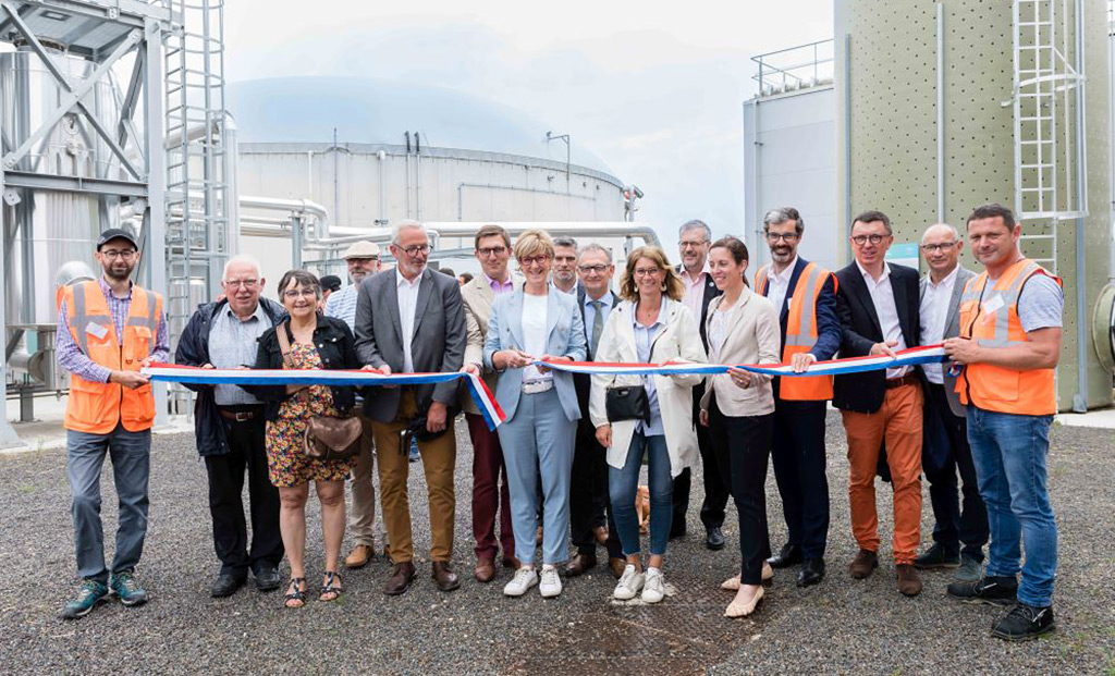 Inauguration de la centrale de biomethane de Caux en Vallée de Seine